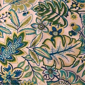 Flowers + Leaves Sewing Fabric (2 yards, 72 inch)